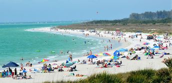 USA, Florida, Fort De Soto Park beach