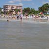 USA, Florida, Fort Myers Beach, muddy water