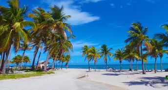 USA, Florida, Key Biscayne island, Crandon Park beach