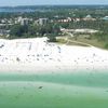 USA, Florida, Siesta Key beach, aerial view