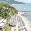 Albania, Arbeni beach, aerial view, left