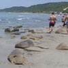 Albania, Iliavik beach, stones