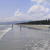 China, Dongtou beach, water edge