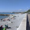 France, French Riviera, Cagnes-sur-Mer beach