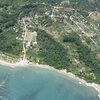 Honduras, Rio Coco beach, aerial view