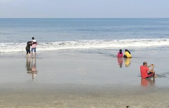 India, Kerala, Puthenthodu beach