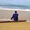 India, Kerala, Puthuvype beach, snag