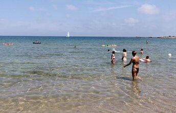 Italy, Veneto, Sottomarina beach