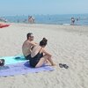 Italy, Veneto, Sottomarina beach, sand