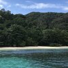 Malaysia, Redang, Sunset beach, view from water