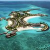 Maldives, Hilton Amingiri island, aerial view