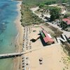 Northern Cyprus, Bedis beach, aerial view