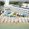 Northern Cyprus, Kocareis beach, aerial view