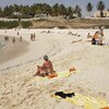 Оман, Пляж Оазис-бич, отдыхающие