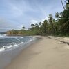 Panama, Playa Calovebora beach, water edge