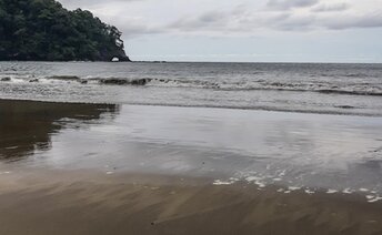 Sao Tome and Principe, Sao Tome, Praia Colonia Acoriana beach