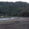 Sao Tome, Angolares beach, black sand