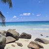 Seychelles, Silhouette, Anse Mondon beach