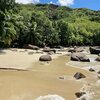 Seychelles, Silhouette, Anse Mondon beach, west