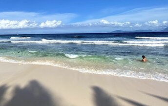 Seychelles, Silhouette, Anse Patates beach