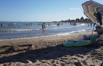 Spain, Valencia, Chilches beach