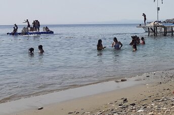 Turkey, Marmara Adasi, Mermer beach