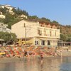 Turkey, Marmara Adasi, Mermer beach, view from water