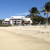 USVI, St. Croix, Gentle Winds beach, view from water