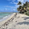 USVI, St. Croix, Pelican Cove beach, water edge