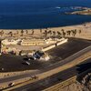 Oman, Sadah beach, aerial view