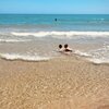 Spain, Valencia, Canet beach, clear water