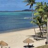 USVI, St. Croix, Sugar Beach, tiki huts