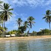 Panama, Playa Damas beach, fence
