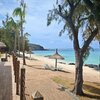 Rodrigues, Cotton Bay beach, tiki huts