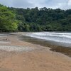 Sao Tome, Praia Sao Miguel beach, left