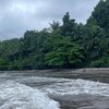 Sao Tome, Praia Sao Miguel beach, right