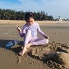 Vietnam, Vung Tau, Oceanward beach, low tide
