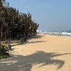 Vietnam, Vung Tau, Oceanward beach, palms