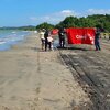Colombia, Barranquilla, Playa Mendoza beach, view to north
