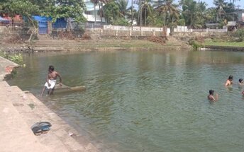India, Kerala, Thirumullavaram beach