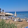 Northern Cyprus, Satin Bay beach, sunbeds