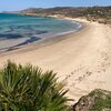Tunisia, Houichette beach, view from above