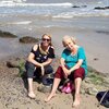 Uruguay, Playa San Luis beach, locals