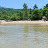 Vietnam, Da Nang, Lang Van beach, view from water