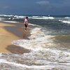 Vietnam, Hue, Thuan An beach, waves