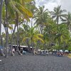 Hawaii, Punaluu beach, BBQ