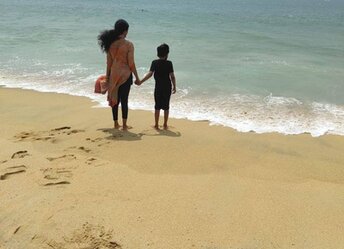 India, Kerala, Kollam beach
