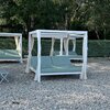 Italy, Friuli-Venezia Giulia, Marina Monfalcone beach, cabana
