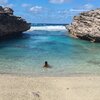 Rodrigues, Anse Bouteille beach, swimming