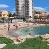 Spain, Valencia, Cala El Faro beach, view from south